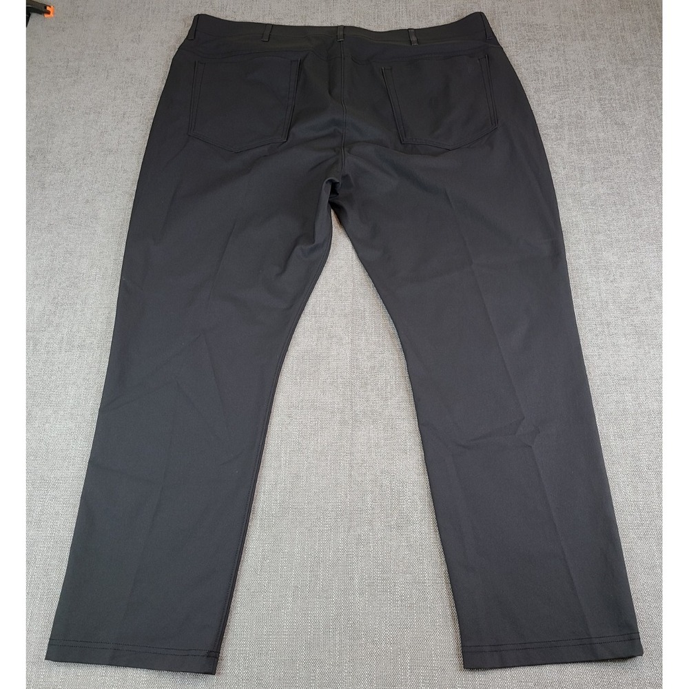 Public Rec Pants Mens 44x32 Black Dealmaker Chino Performance 5 Pocket Golf - Picture 3 of 8
